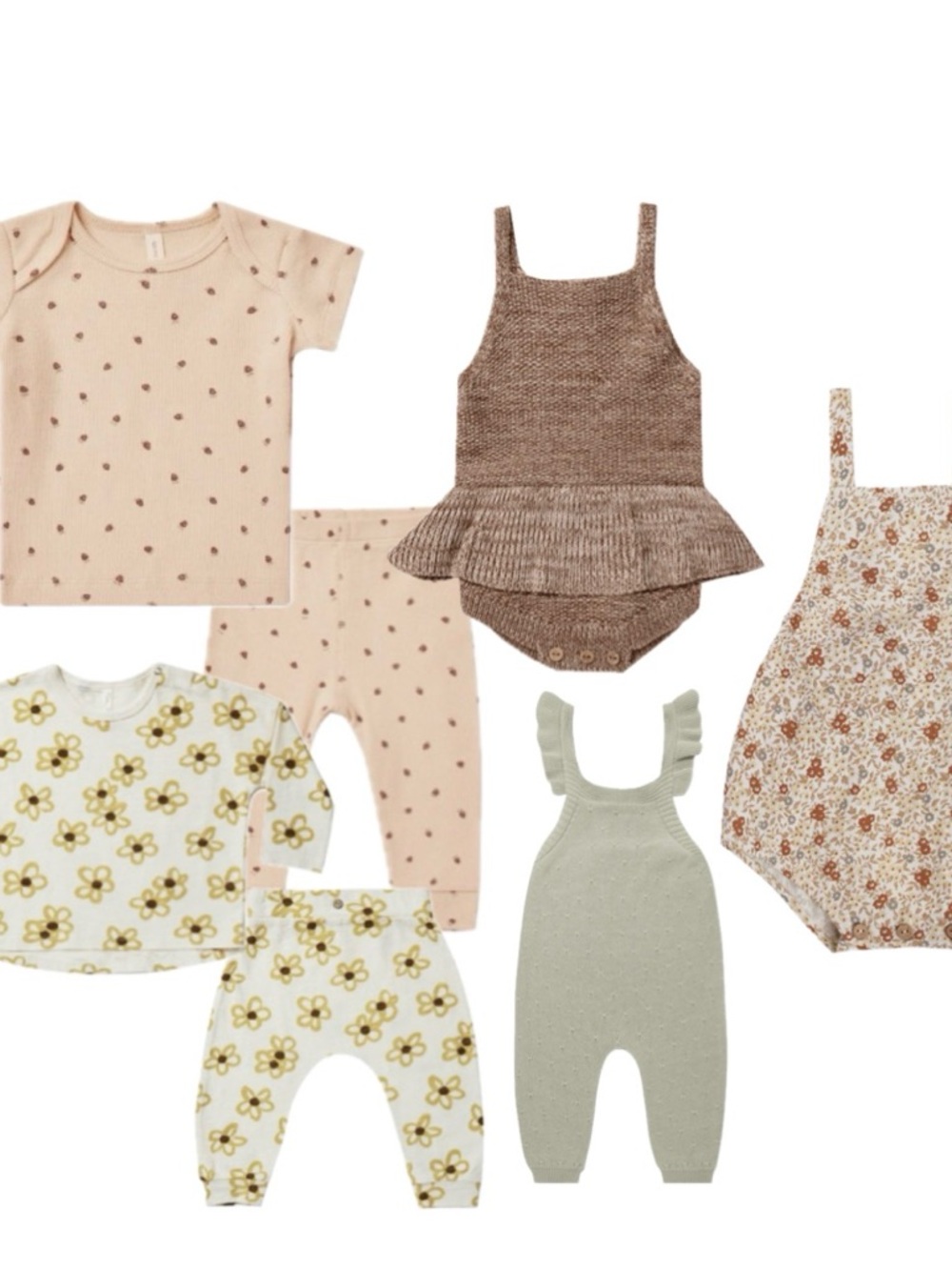 Rylee + Cru and Quincy Mae 12-18 Months Sets, Rompers and Overalls